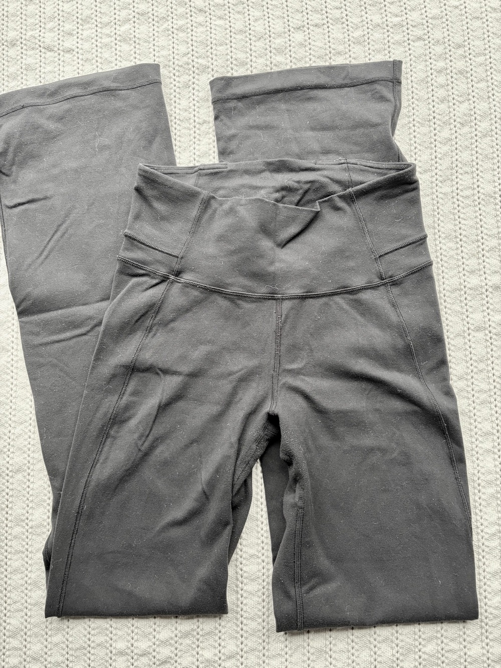 lululemon Wunder Under Black Boot-Cut Flare Pants
